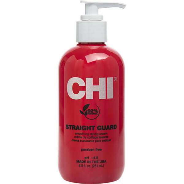 Chi Straight Guard: Smooth, Sleek Styles, 8.5oz Styling Cream