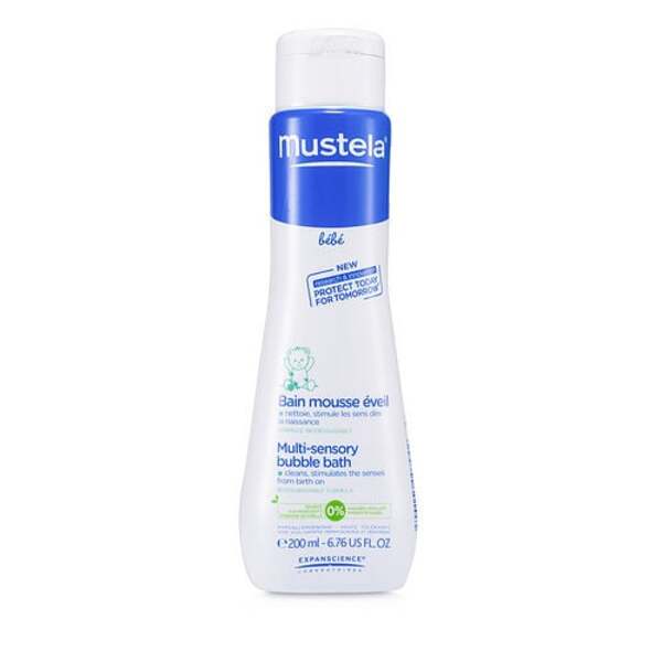 Mustela Multi-Sensory Bubble Bath - Gentle Cleansing & Playful Bubbles - 6.76 fl oz