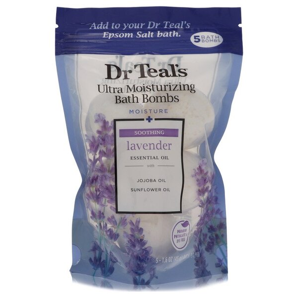 Dr Teal's Lavender Bath Bombs - 5 x 1.6 oz