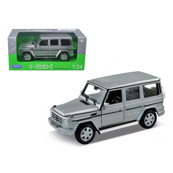Welly Mercedes-Benz G-Class Wagon - Silver 1/24 Scale