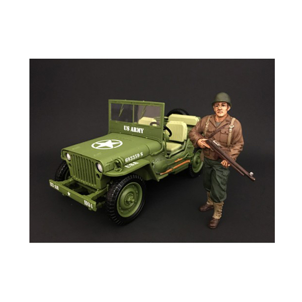 American Diorama 1:18 WWII Soldier II 4-Inch Figure