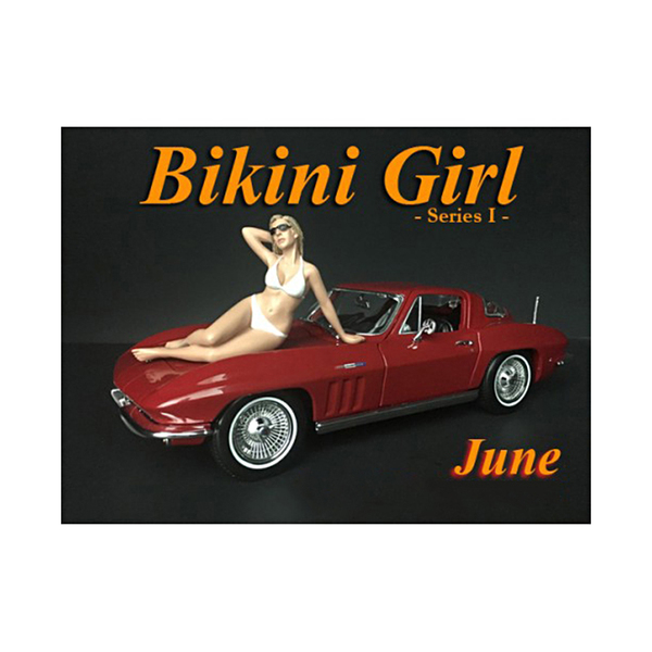 American Diorama 3.5" June Bikini Girl 1/18 Scale