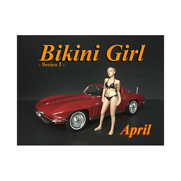 American Diorama 3" April Bikini Girl 1/24 Scale