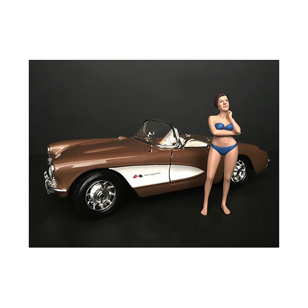 American Diorama December Bikini Girl 4 Inch 1/18 Scale