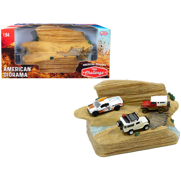American Diorama 1/64 Trail Challenge Diorama 10x5x4.75 In
