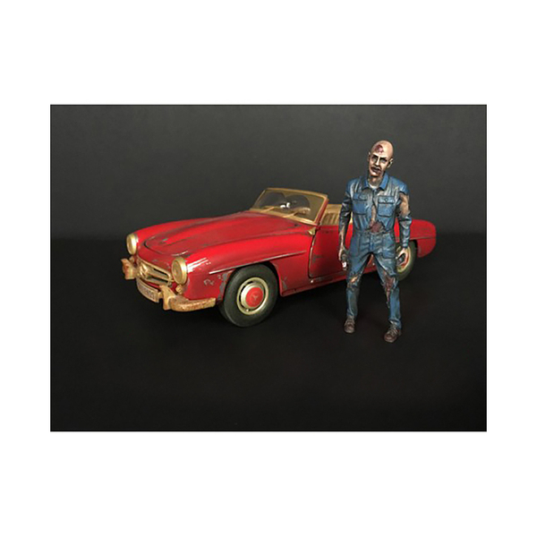 American Diorama Zombie Mechanic I 3" 1/24 Scale Figurine