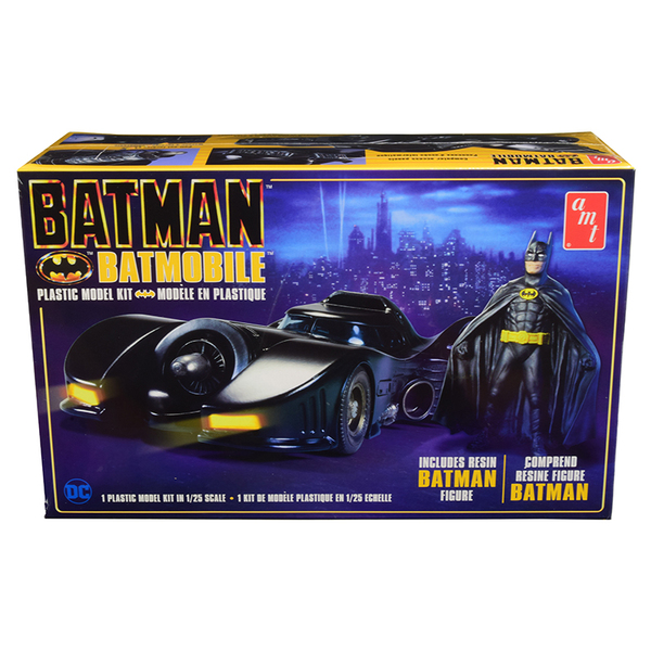 AMT 1/25 Scale Batmobile Model Kit with Batman Figurine