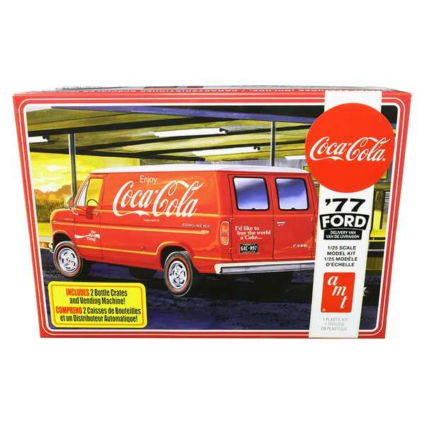 AMT 1977 Ford Delivery Van "Coca-Cola" 1/25 Scale Model Kit