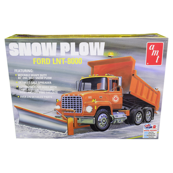 AMT Ford LNT-8000 Snow Plow Truck 1/25 Scale Model Kit