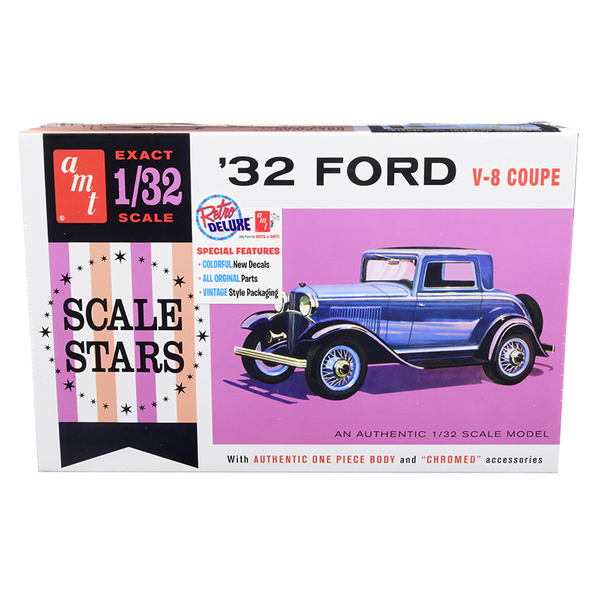 AMT 1932 Ford V-8 Coupe "Scale Stars" 1/32 Model Kit