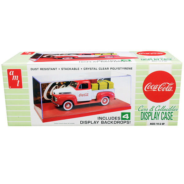 AMT Coca-Cola Display Case - Red Base - 9.75in