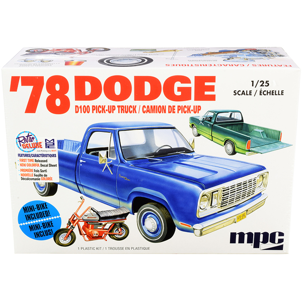 MPC 1978 Dodge D100 Pickup Truck Model Kit