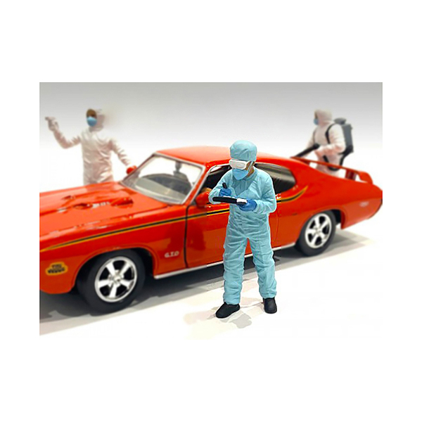 American Diorama Hazmat Crew Figurine IV - 4-Inch