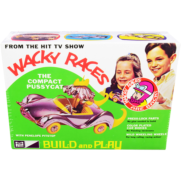 MPC Compact Pussycat & Penelope Pitstop Model Kit - Wacky Races Fun!