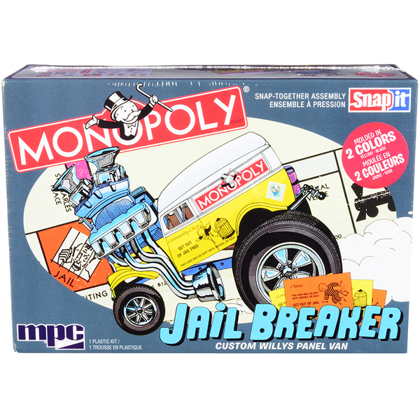 MPC Monopoly Jail Breaker Willys Panel Van Snap Kit