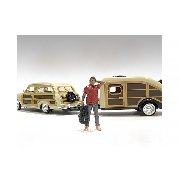 American Diorama 1/24 Scale Campers 4-Figure Set
