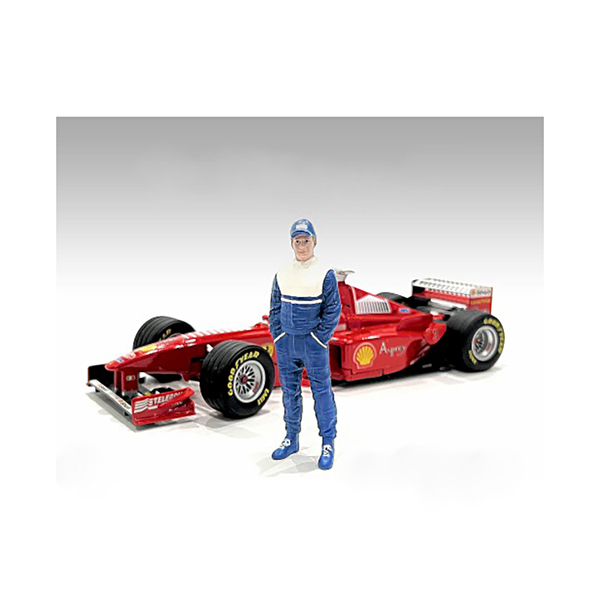 American Diorama 4" 90's Racing Figure A - 1/18 Scale