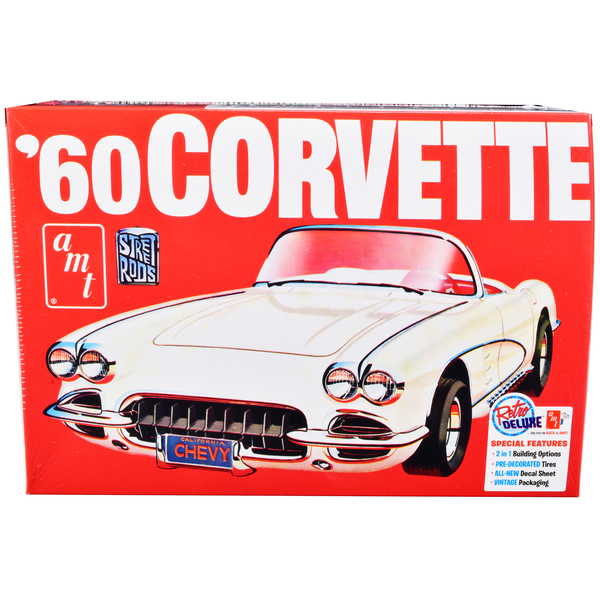 AMT 1960 Chevrolet Corvette Street Rod Model Kit - Custom Style!