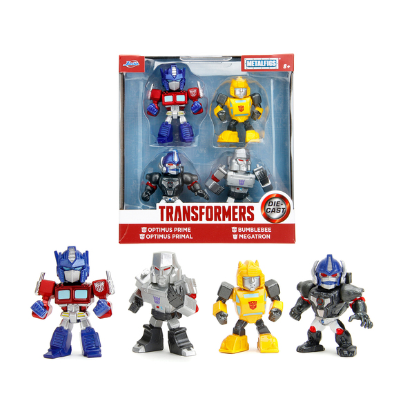 Jada Metalfigs Transformers Diecast Figures - 4-Piece Set