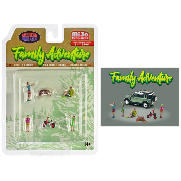 American Diorama "Family Adventure" 1/64 Figure Set
