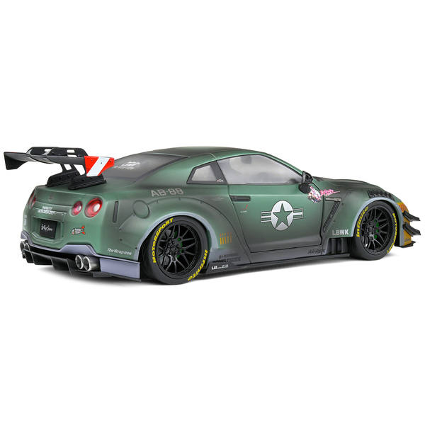 Solido 2022 Nissan GT-R R35 Army Fighter 1/18 Diecast Model