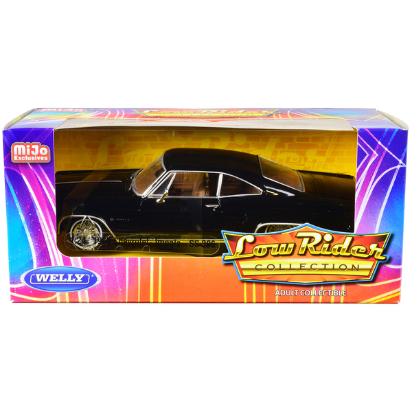 Welly 1965 Chevy Impala SS Lowrider Black 1/24 Diecast