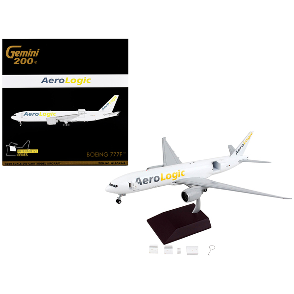 GeminiJets AeroLogic Boeing 777F 1/200 Interactive Diecast Model