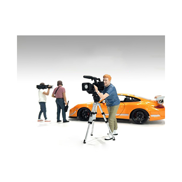American Diorama 3" "On-Air" Figure 5 w/ Camera for 1/24