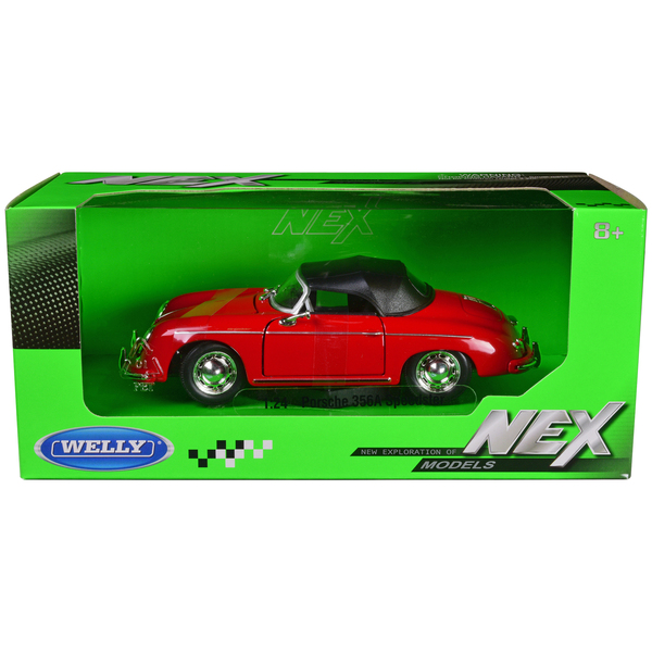 Welly 1/24 Porsche 356A Speedster - Red