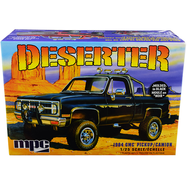 MPC 1984 GMC "Deserter" Pickup Truck 1/25 Scale Model Kit - Black