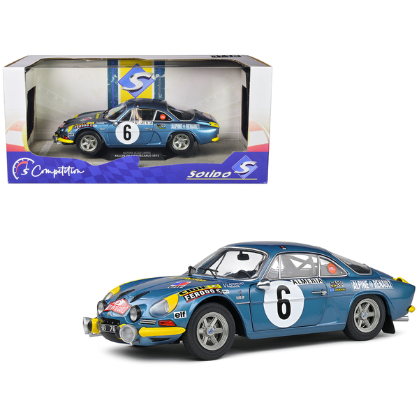 Solido Alpine A110 1600S Montecarlo Rally 1/18 Diecast Model
