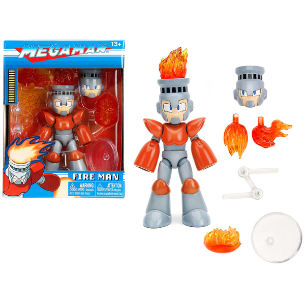 Jada Fire Man 5.5" Mega Man Action Figure