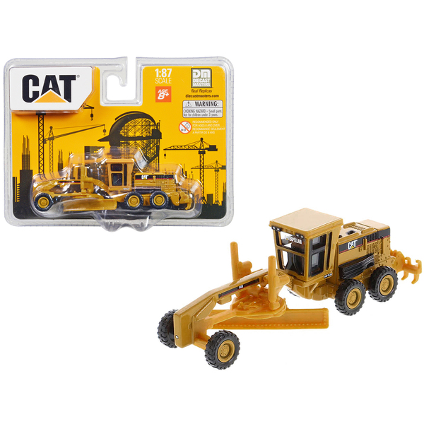 CAT Caterpillar Motor Grader: Yellow 1/87 (HO) Diecast Model