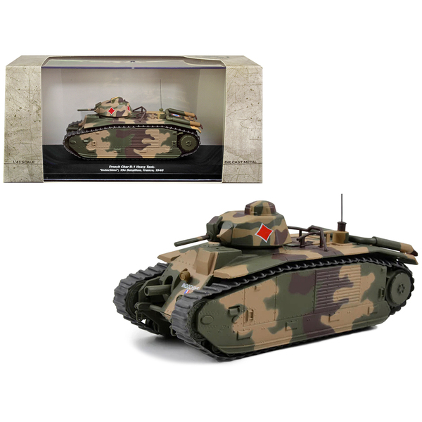 AFVs of WWII 1/43 French Char B-1 "Indochine" Tank
