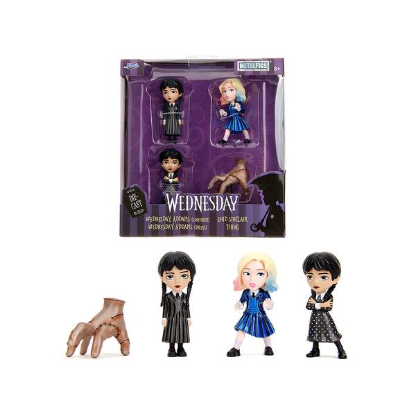 Jada Metalfigs Wednesday TV Series Diecast Set