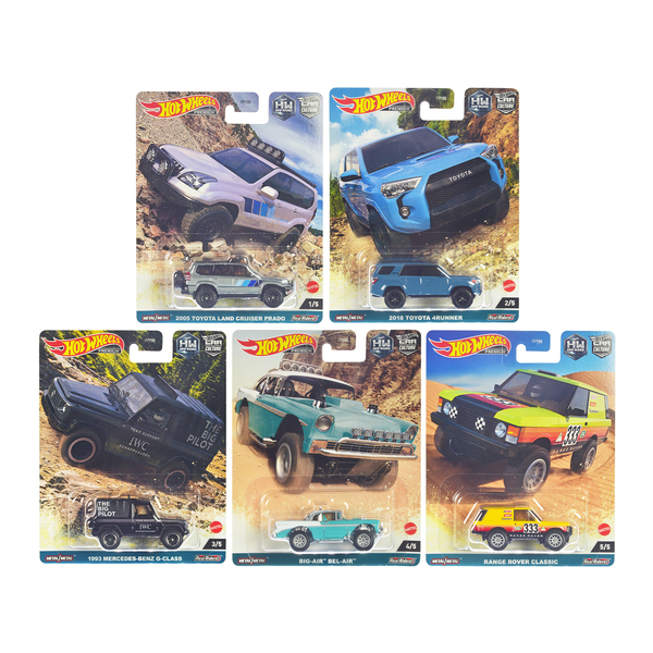 Hot Wheels HW Off-Road 'Car Culture' 5-Piece Diecast Set
