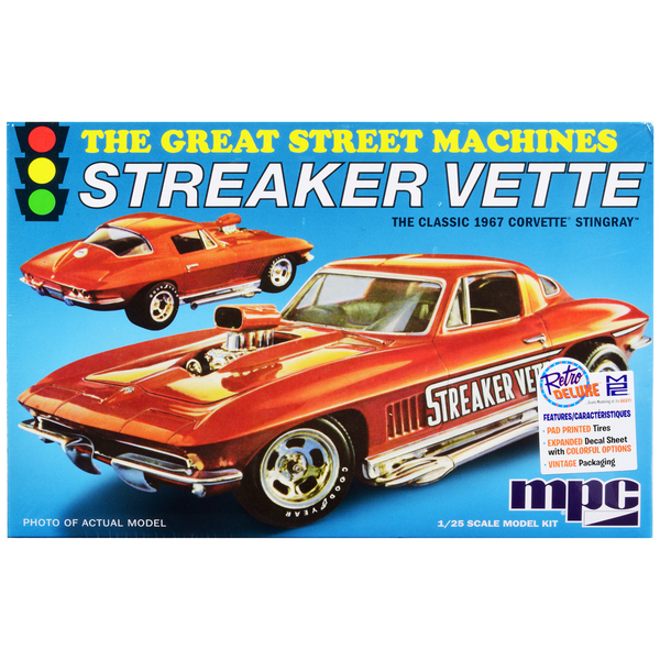 MPC 1967 Chevrolet Corvette Stingray "Streaker Vette" 1/25 Scale