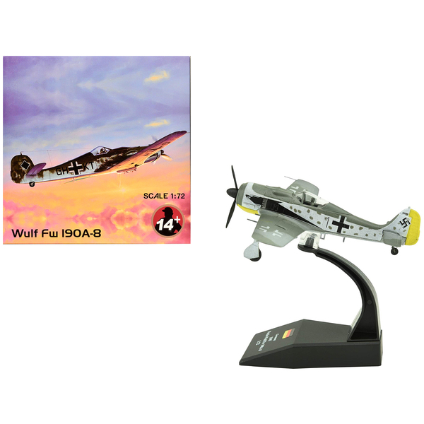 Focke-Wulf Fw 190A-8 Diecast Model, 1/72 Scale
