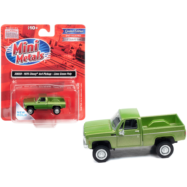 Classic Metal Works 1975 Chevy 4x4 Pickup HO Scale