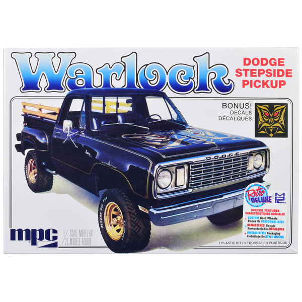 MPC 1977 Dodge Warlock "Stepside" 1/25 Scale Model Kit