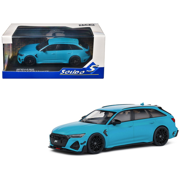 Solido Audi ABT RS 6-R Miami Blue 1/43 Scale Model