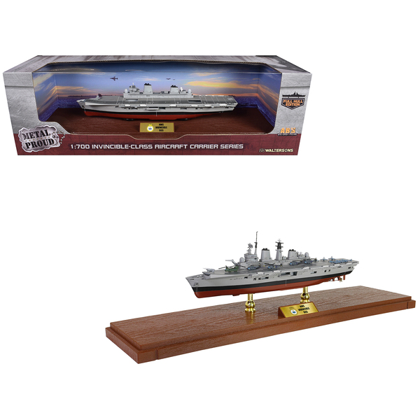 Metal Proud HMS Invincible Aircraft Carrier: 1/700 Scale