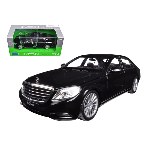 Welly NEX Models Black Mercedes Benz S Class 1/24 Diecast