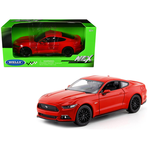 Welly 2015 Ford Mustang GT 5.0 Red 1/24 Scale Diecast Model