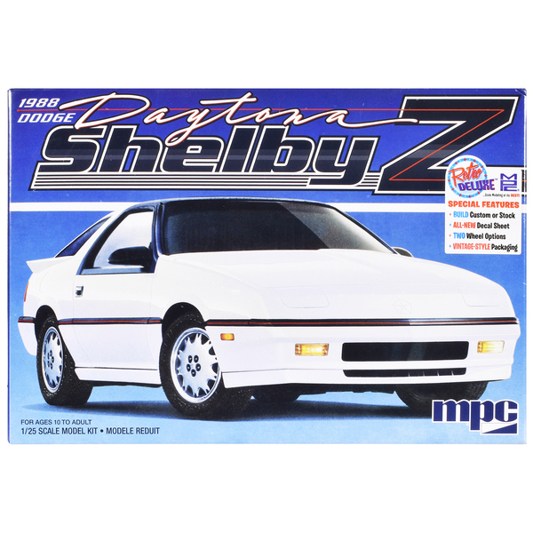 MPC 1988 Dodge Shelby Daytona Z 1/25 Scale 2-in-1 Model Kit