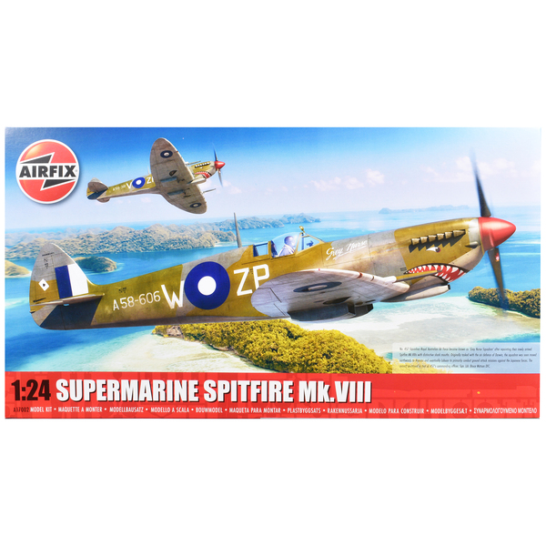 Airfix 1/24 Spitfire Mk.VIII Fighter Plane Model Kit