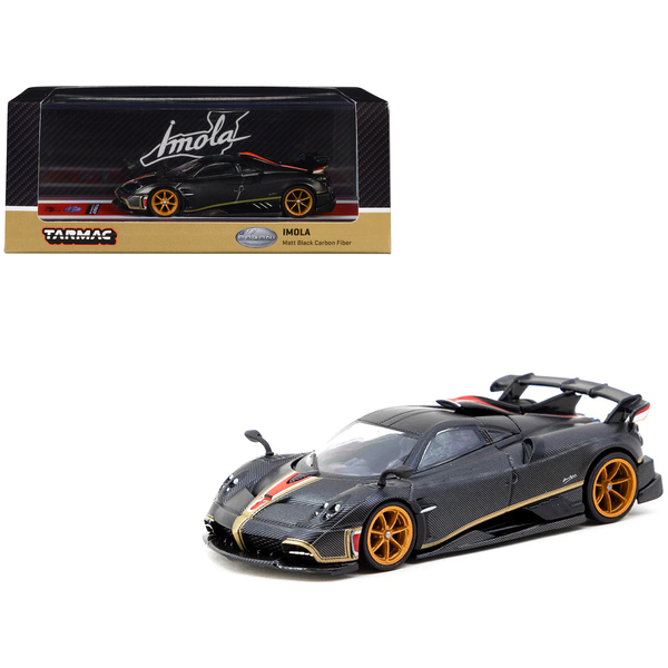 Tarmac Works Matt Black Pagani Imola 1/64 Scale Model