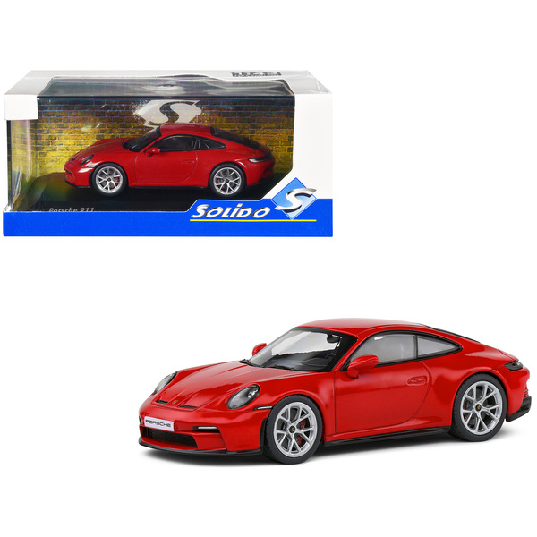 Solido Porsche 911 (992) GT3 Touring Guards Red 1/43 Model