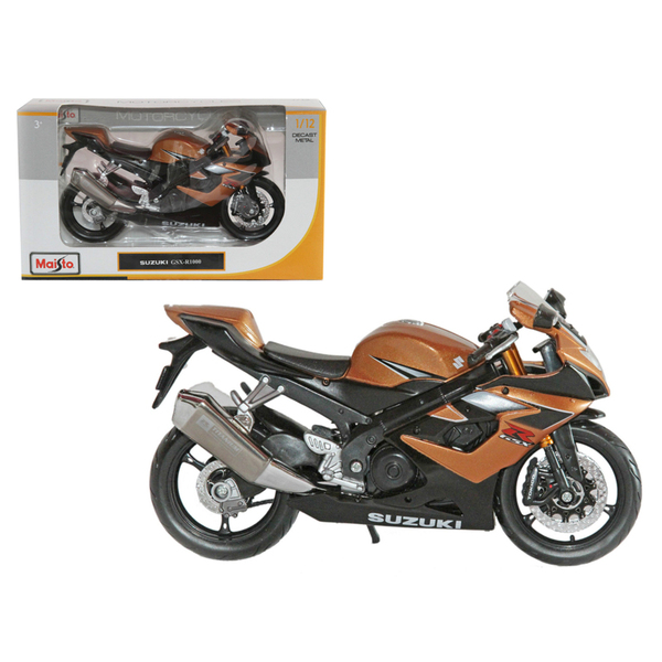 Maisto Suzuki GSX-R1000 Motorcycle - Bronze 1/12