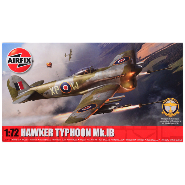 Airfix Hawker Typhoon Mk.IB 1/72 Aircraft Model Kit